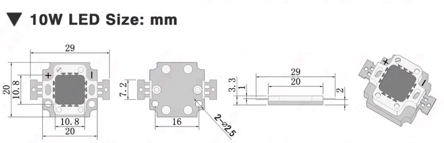 Illuminant A LED