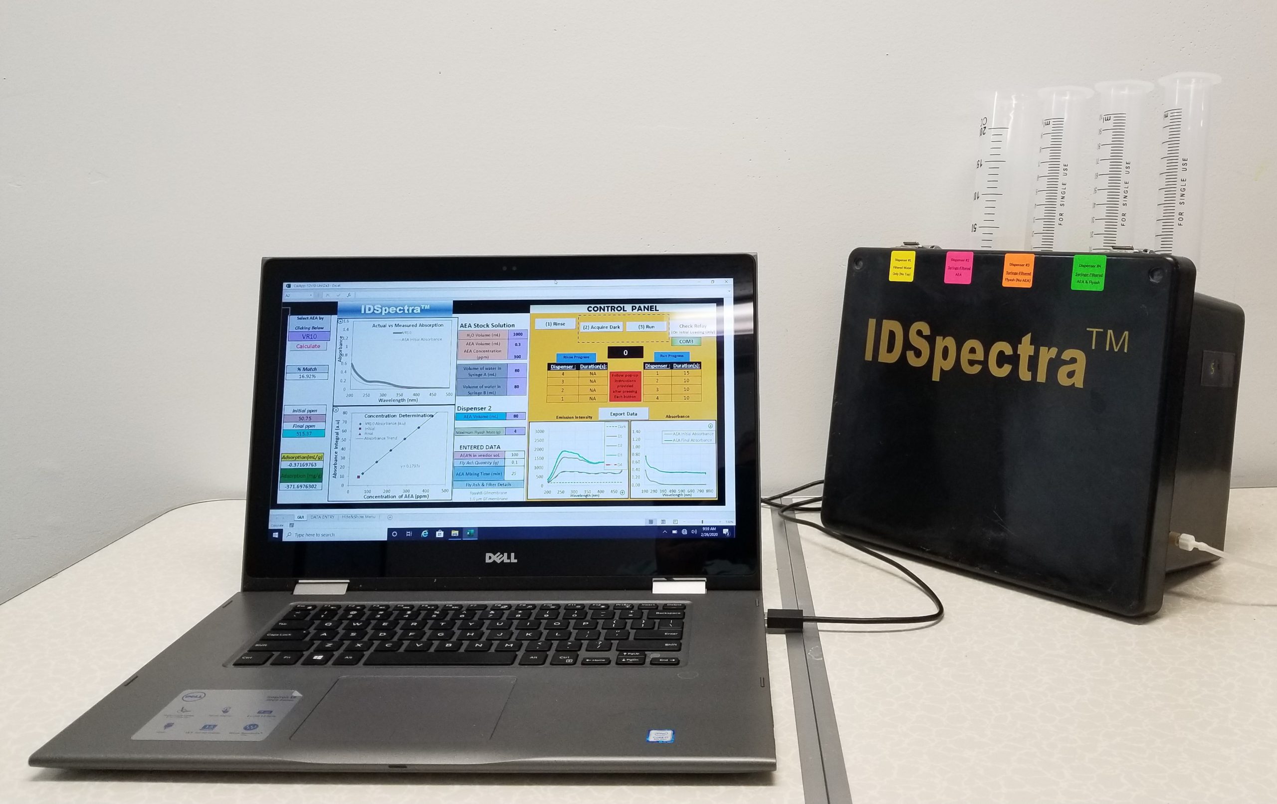 UV/Vis Spectroscopy and material analysis