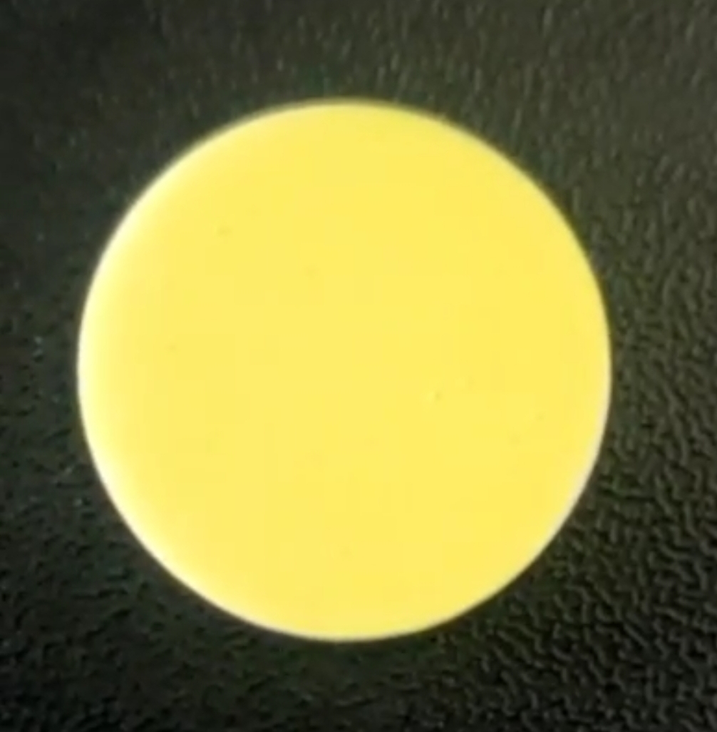 ceramic phosphor disk with high thermal conductivity