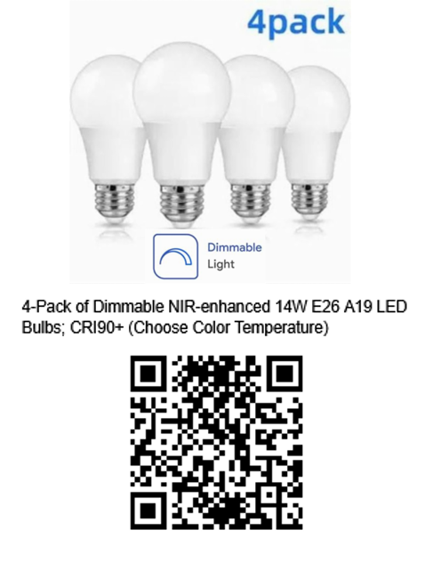 dimmable NIR bulb