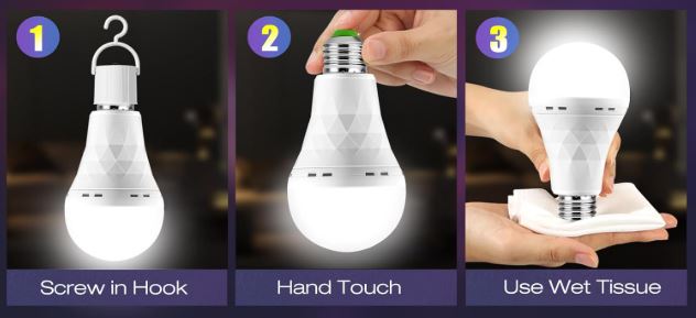 hand touch bulb