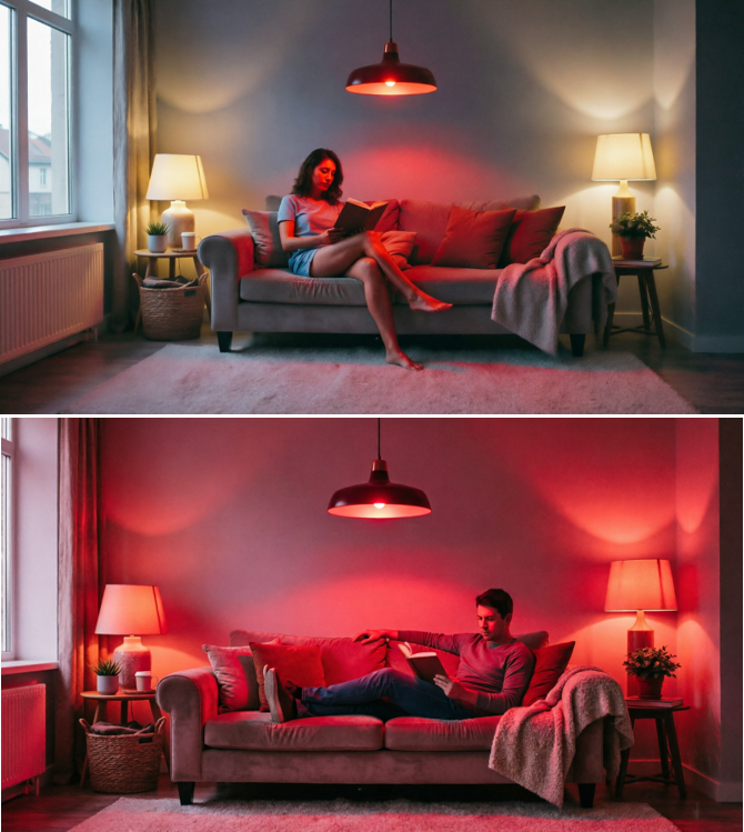 red therapy pendant ight